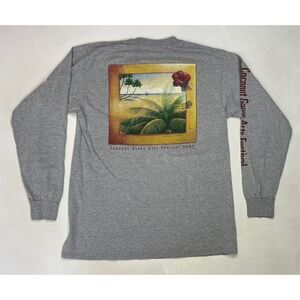 VINTAGE Coconut Grove Art Festival 2004 Graphic T-shirt Men Large Long Sleeve